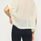 Entro - Sequin Short Sleeve Round Neck Top