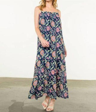 Thml - Strap Tie Floral Maxi Dress