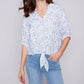 Charlie B - Button And Knot Long Sleeve Shirt