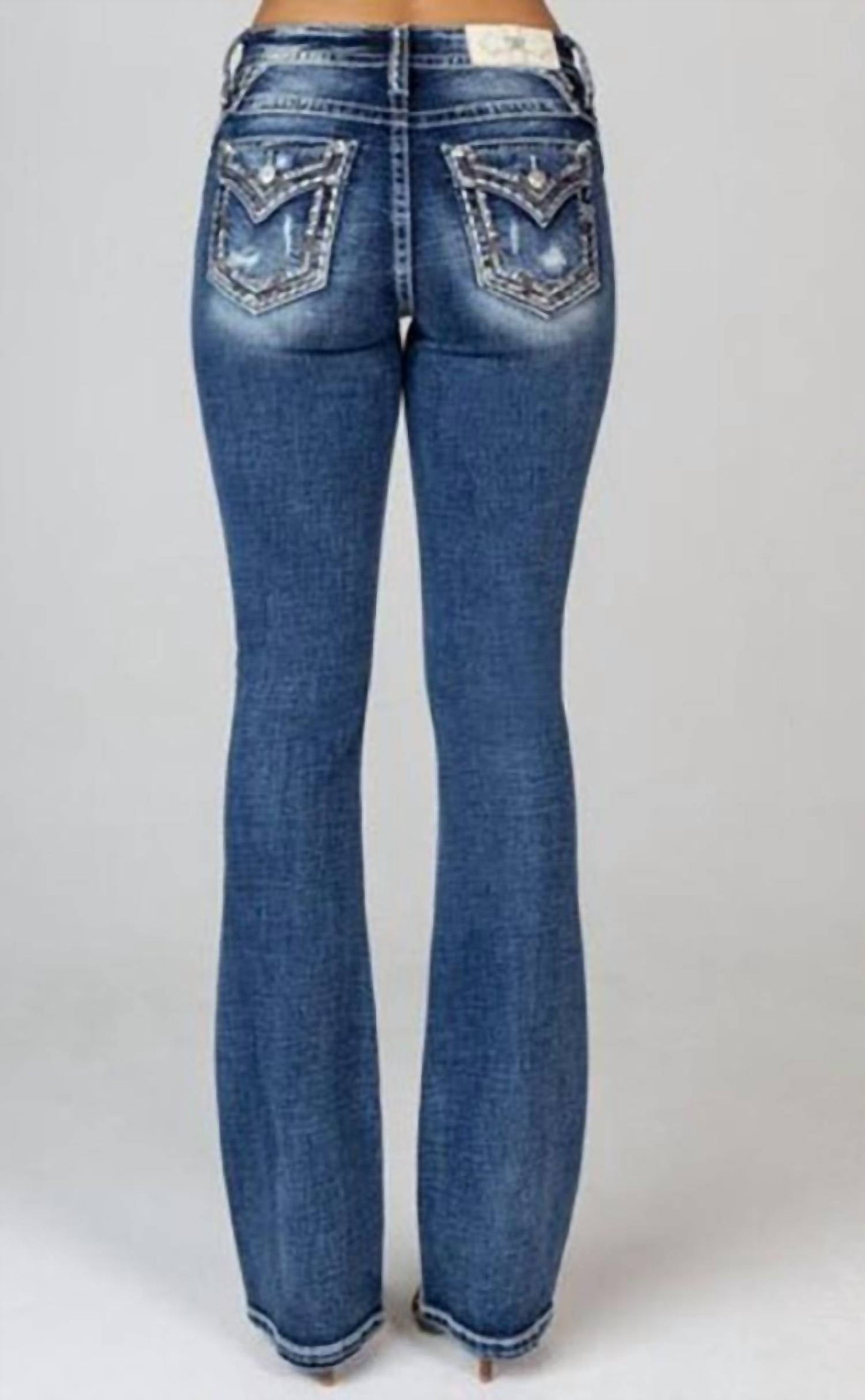 Miss Me - Women's Mid-rise Boot Cut Jean