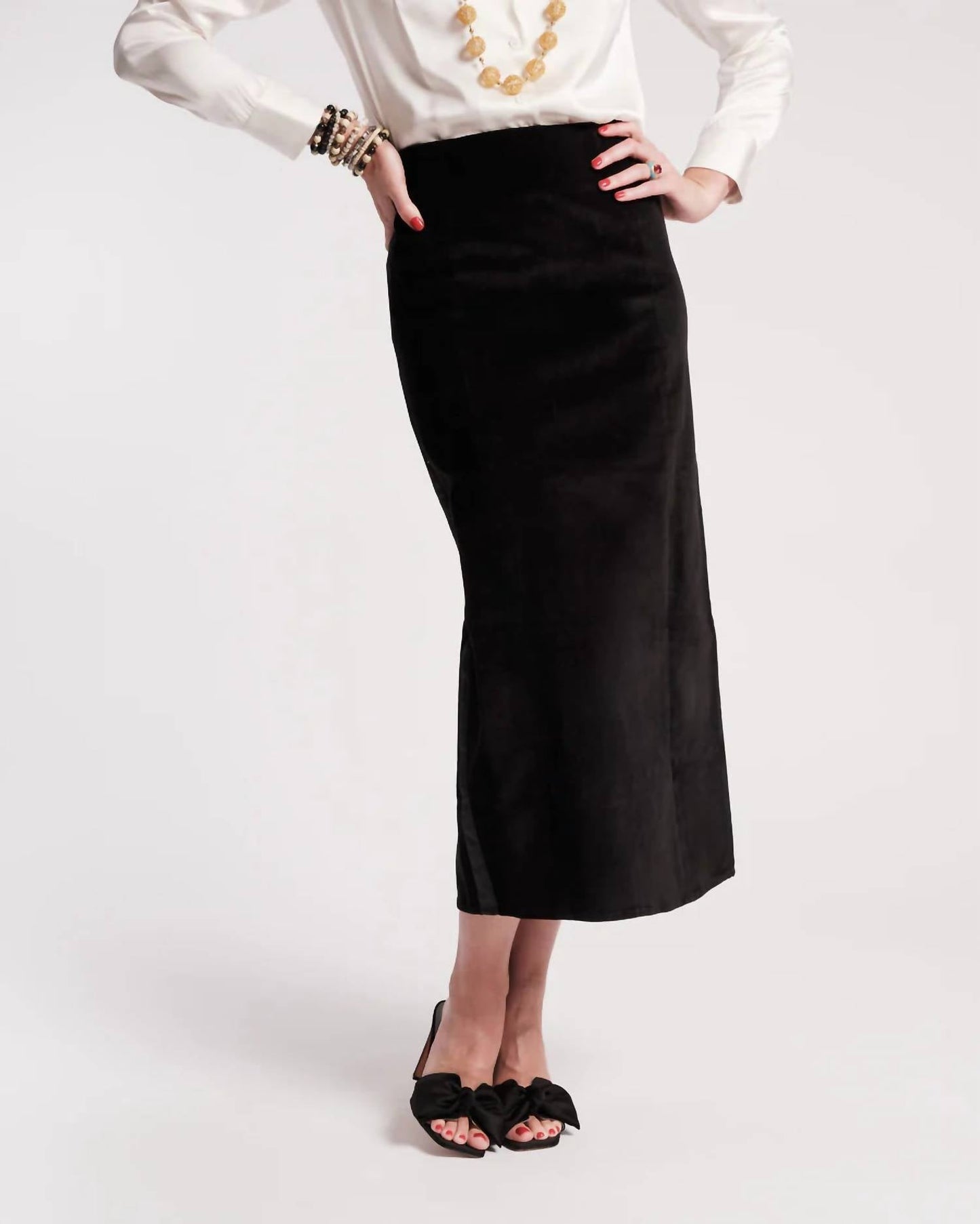 Frances Valentine - Tuxedo Maxi Skirt