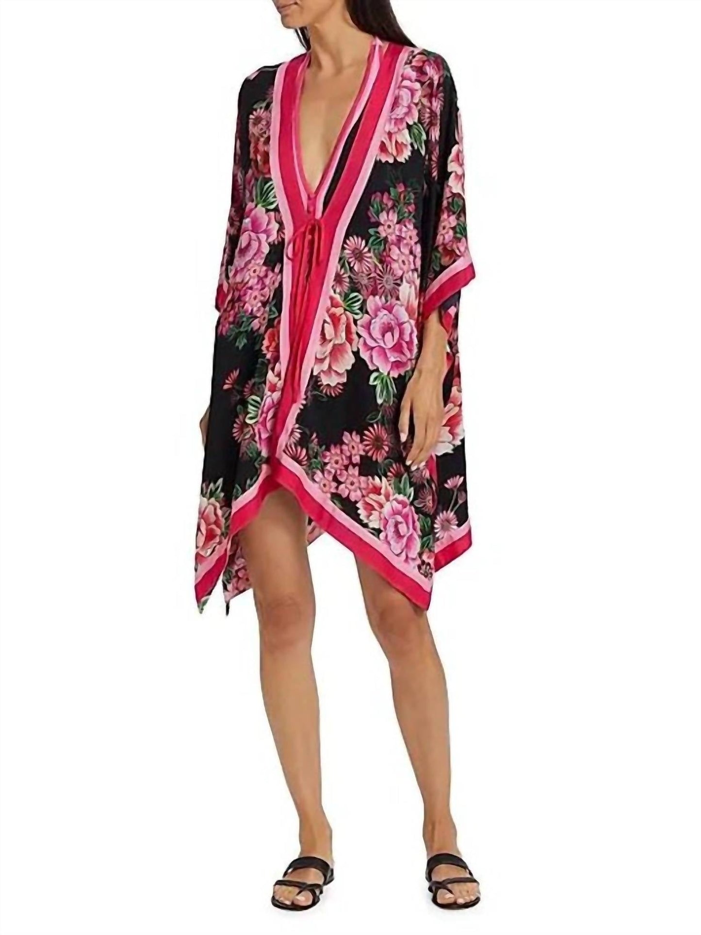 Johnny Was - ROBE DE QUIMONO CURTO