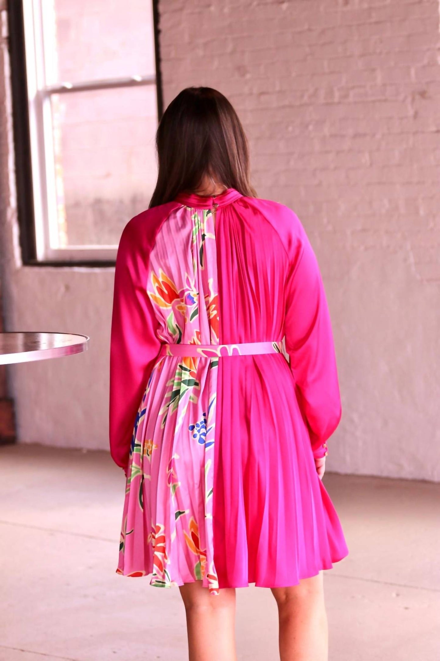 Fate - Floral Pleated Dress