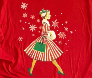 Rose Canyon Ranch - Camiseta de Natal Lil Miss Shopper