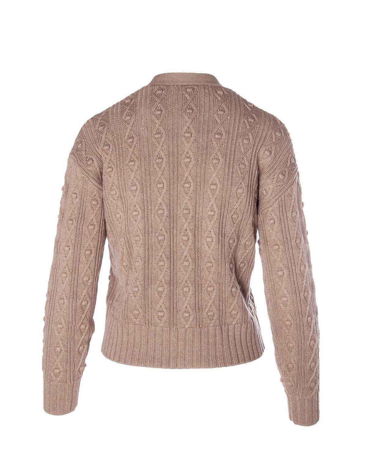 Alashan Cashmere - Women's Cotton Cashmere Diamond Bobble Cardigan