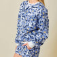 Baevely By Wellmade - Floral Bliss Sherpa Pullover