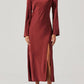 Astr - Catriona Satin Dress