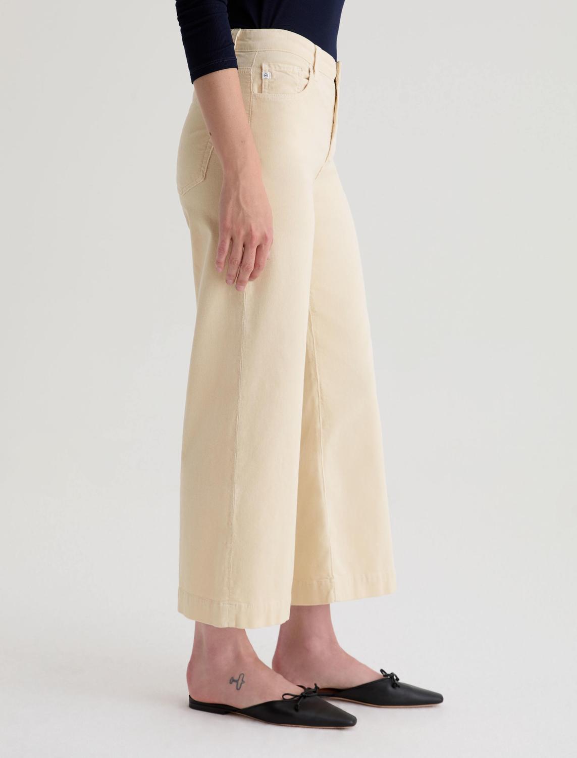 Ag Jeans - Saige Wide Leg Crop Corduroy Pants