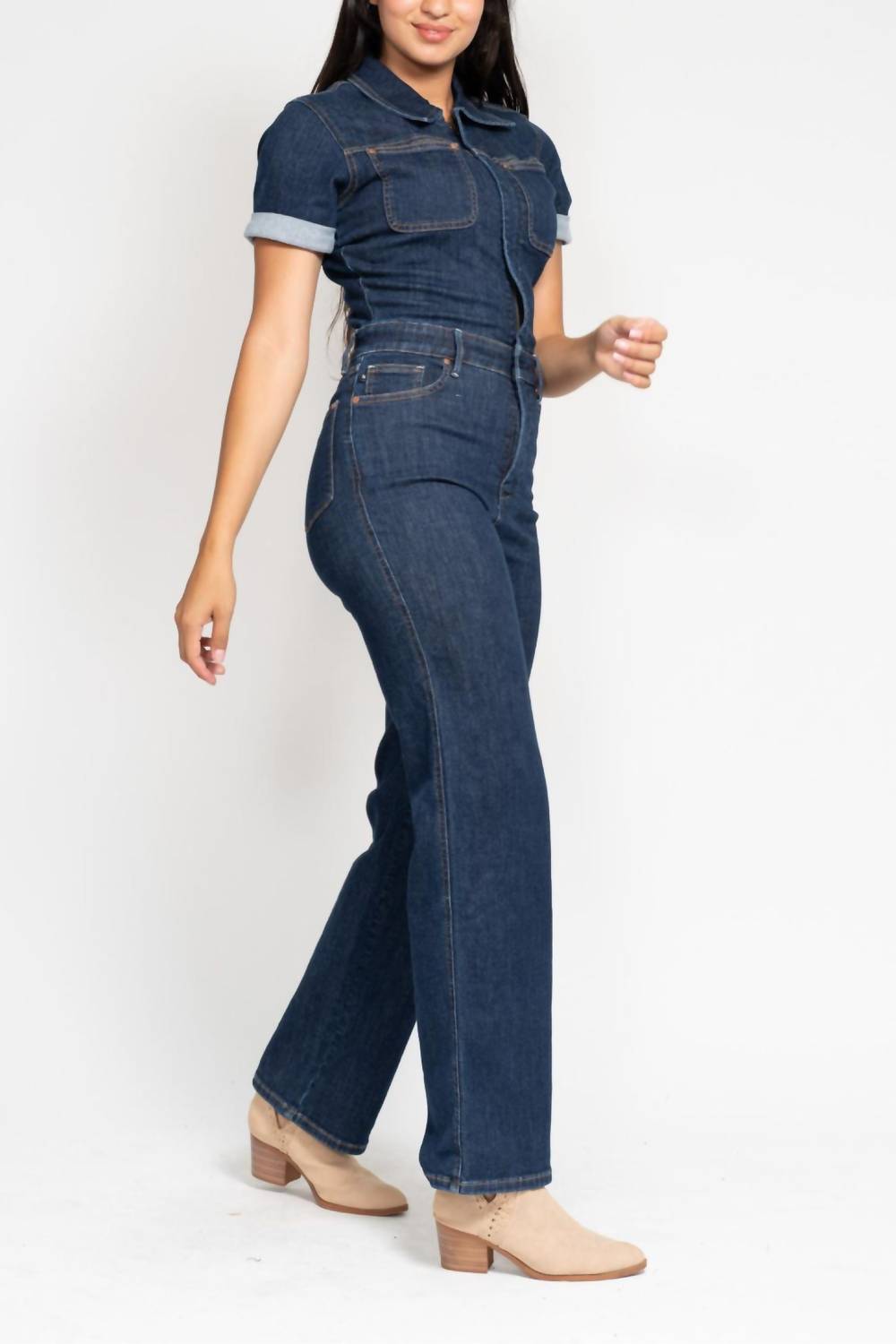 Judy Blue - High Waist Tummy Control Jumpsuit