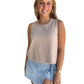 Bobi - Shell Sleeveless Tank Top