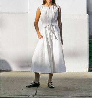 Flying Tomato - Vestido Midi Chelsea Sem Mangas