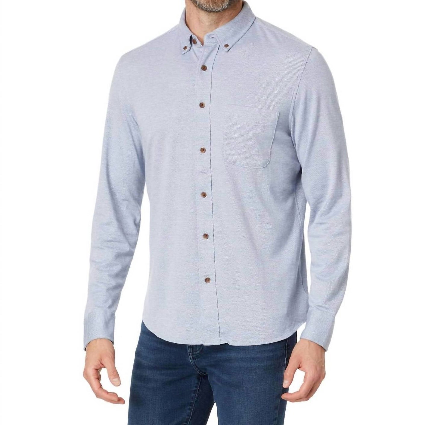 Faherty - Camisa de malha Coastline