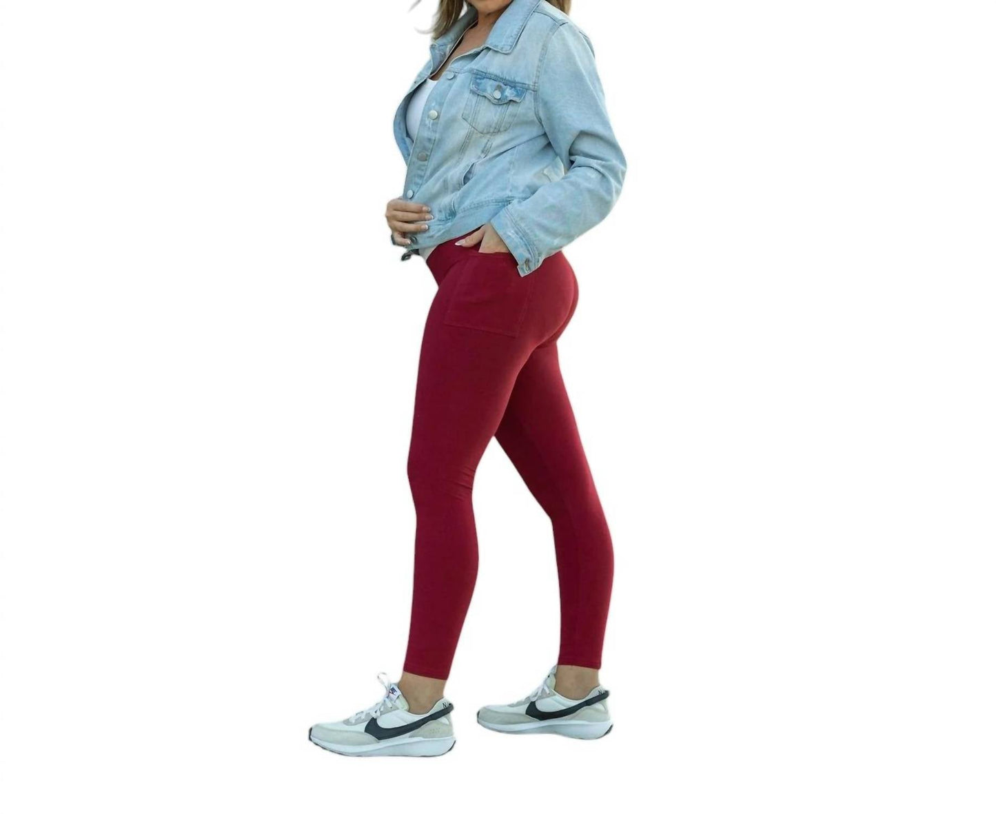 Julia Rose - Full-length Leggings With Pocket