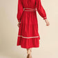 Jodifl - Peppermint Kiss Long Sleeve Dress