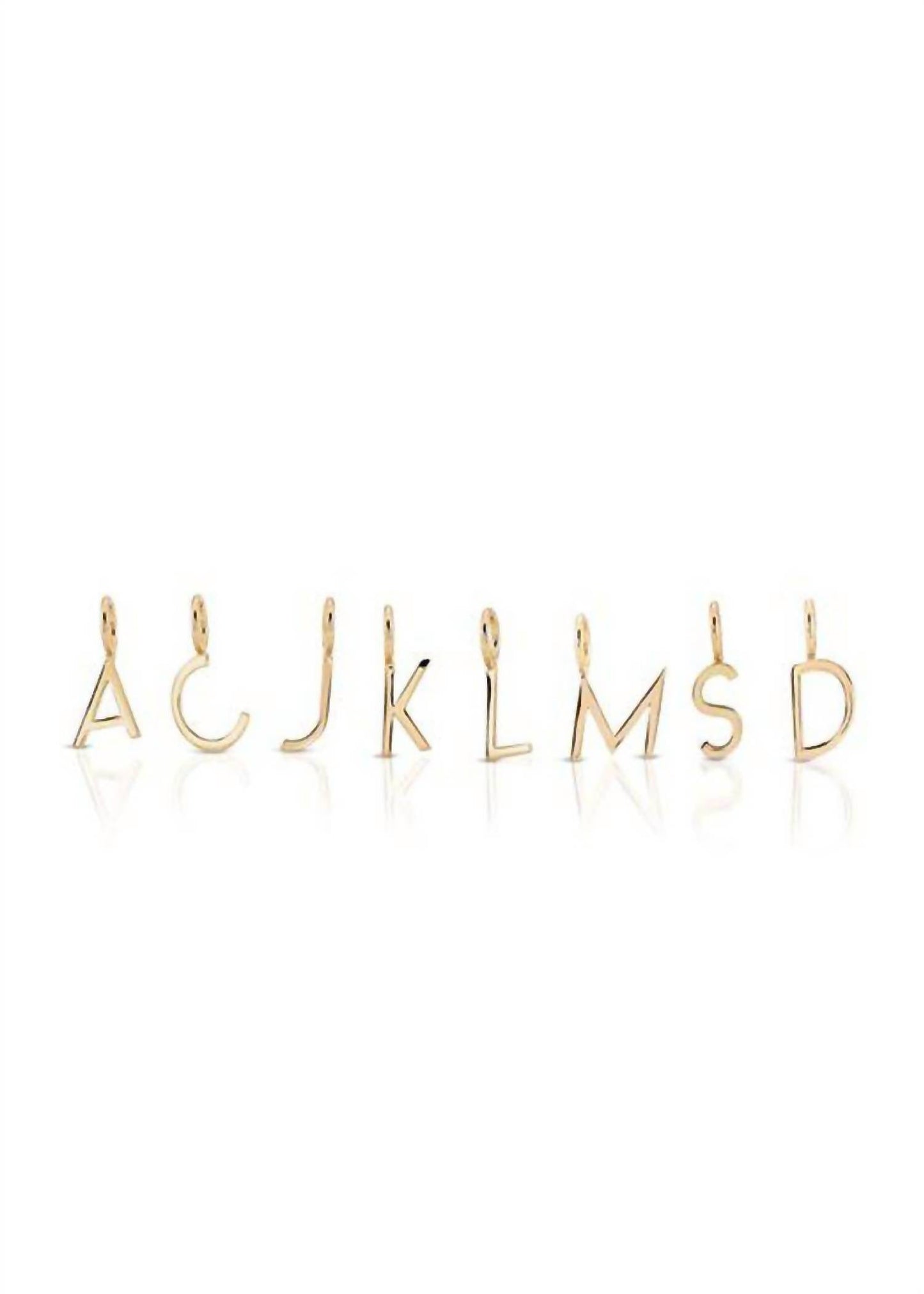 Eklexic - Unisex Essential Letters Pendant