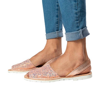 Numa By Spanians - Sandálias Avarca Glitter Femininas
