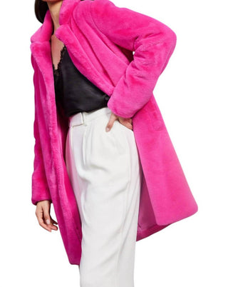 Skies Are Blue - Faux Fur Teddy Coat