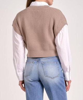 Elan - Mixed Media Sweater