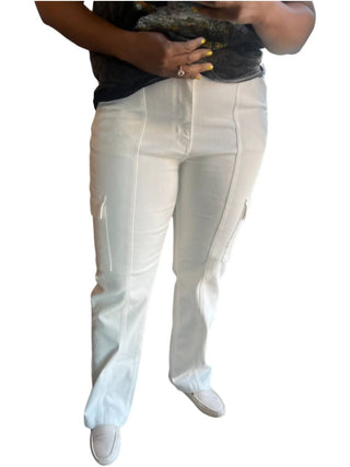 Judy Blue - Calça Jeans Cargo de Perna Reta