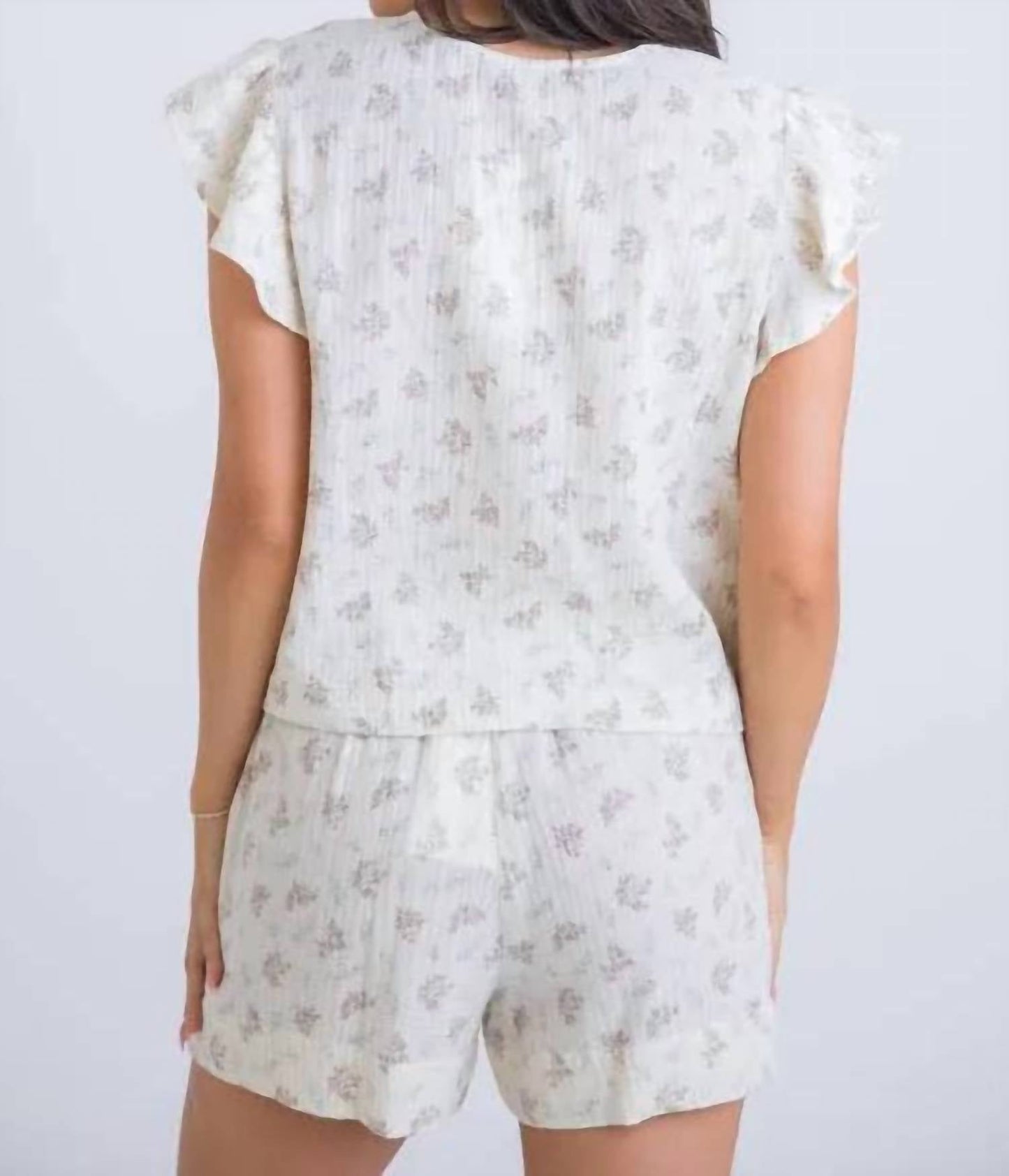 Karlie - Vintage Floral Gauze Shorts