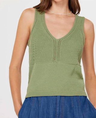 Current Air - Aveline V-neck Knit Tank Top