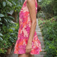 Entro - Paola One Shoulder Mini Floral Dress