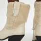 Free People - Women's Pitchfork Point Shearling Western Boots