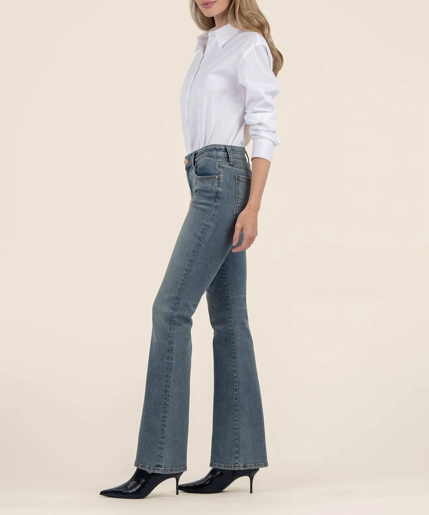 Kut From The Kloth - Natalie Mid Rise Flare Pants
