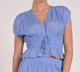 Blusa de manga curta Elan - Vicky