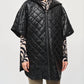 Joseph Ribkoff - Reversible Quilted Hooded Cape