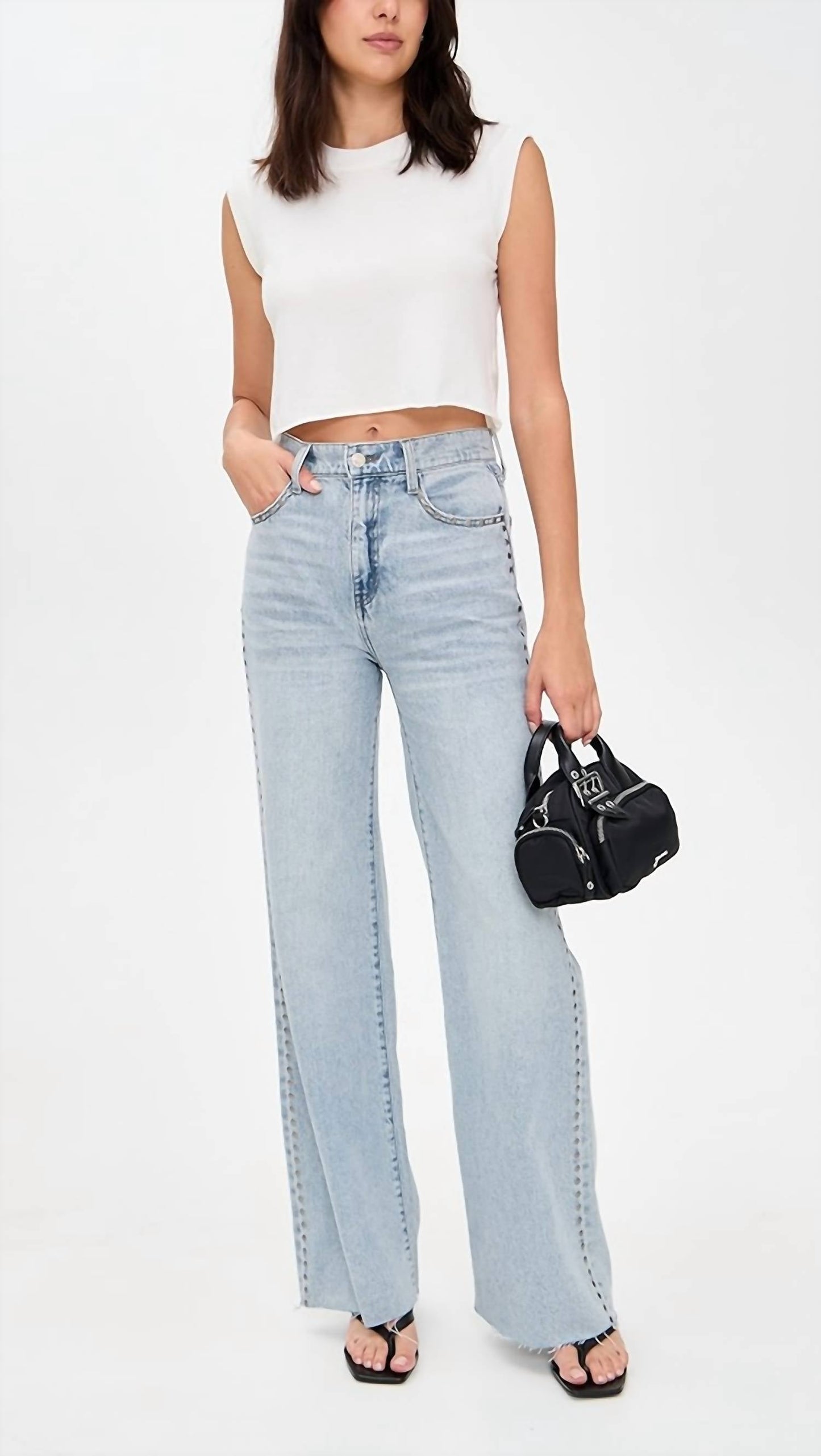 Daze - Far Out Wide Leg Jeans