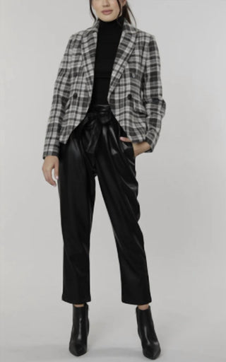 Dolce Cabo - Blazer xadrez abotoado duplo