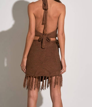 Elan - Top Halter de Crochê