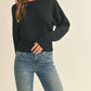 &Merci - Ribbed Dolman Sleeve Sweater