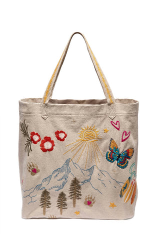 Johnny Was - Bolsa tote feminina California Everyday