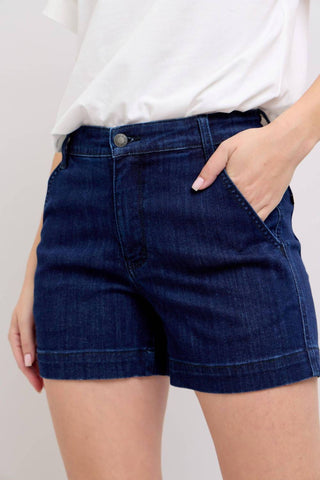 Judy Blue - Calça Jeans Curta Cintura Alta