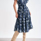 Elan - Bubble Sleeve Floral Dress