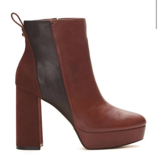 Vince Camuto - Women's Gripaula Leather Heeled Platform Ankle Boot