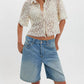 Free People - MANNIE LACE BUTTONDOWN