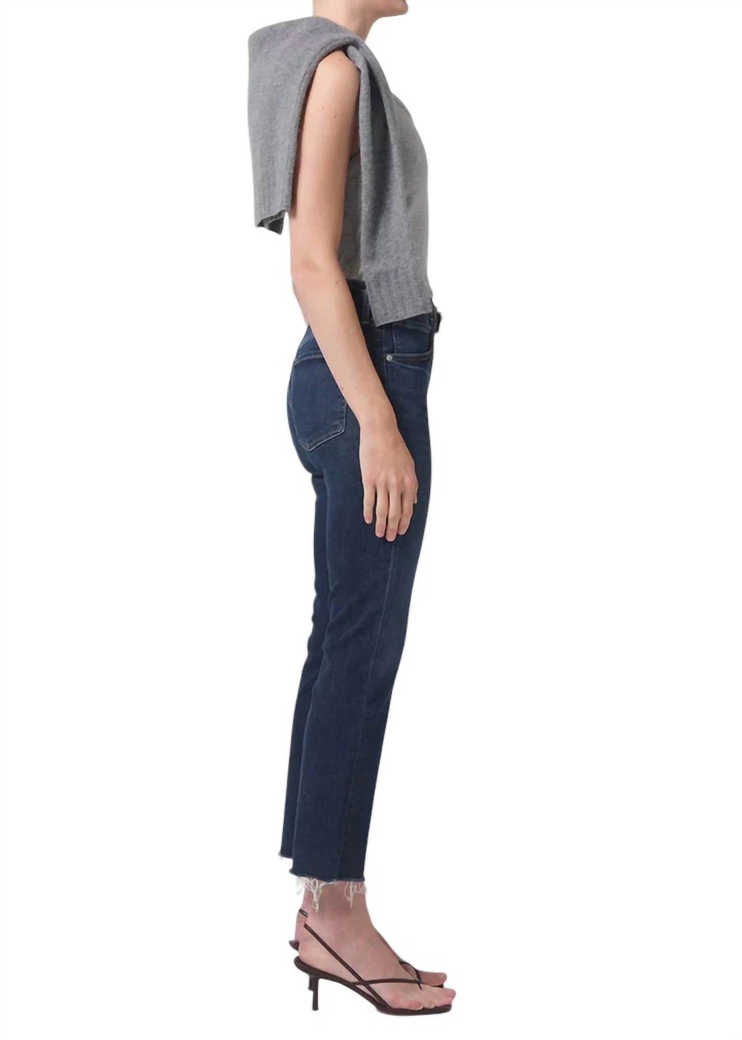 Citizens Of Humanity - Isola Mid Rise Cropped Boot Jeans