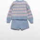 Abel & Lula - Girls Knit Short Set