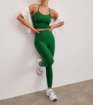 Além do Yoga - Legging de cintura alta Spacedye Caught In The Midi