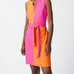 Joseph Ribkoff - Colorblock Belted Dress