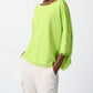 Joseph Ribkoff - Soft Knit Poncho with Fringes