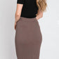 Be Cool - Ribbed Knit Sweater Skirt