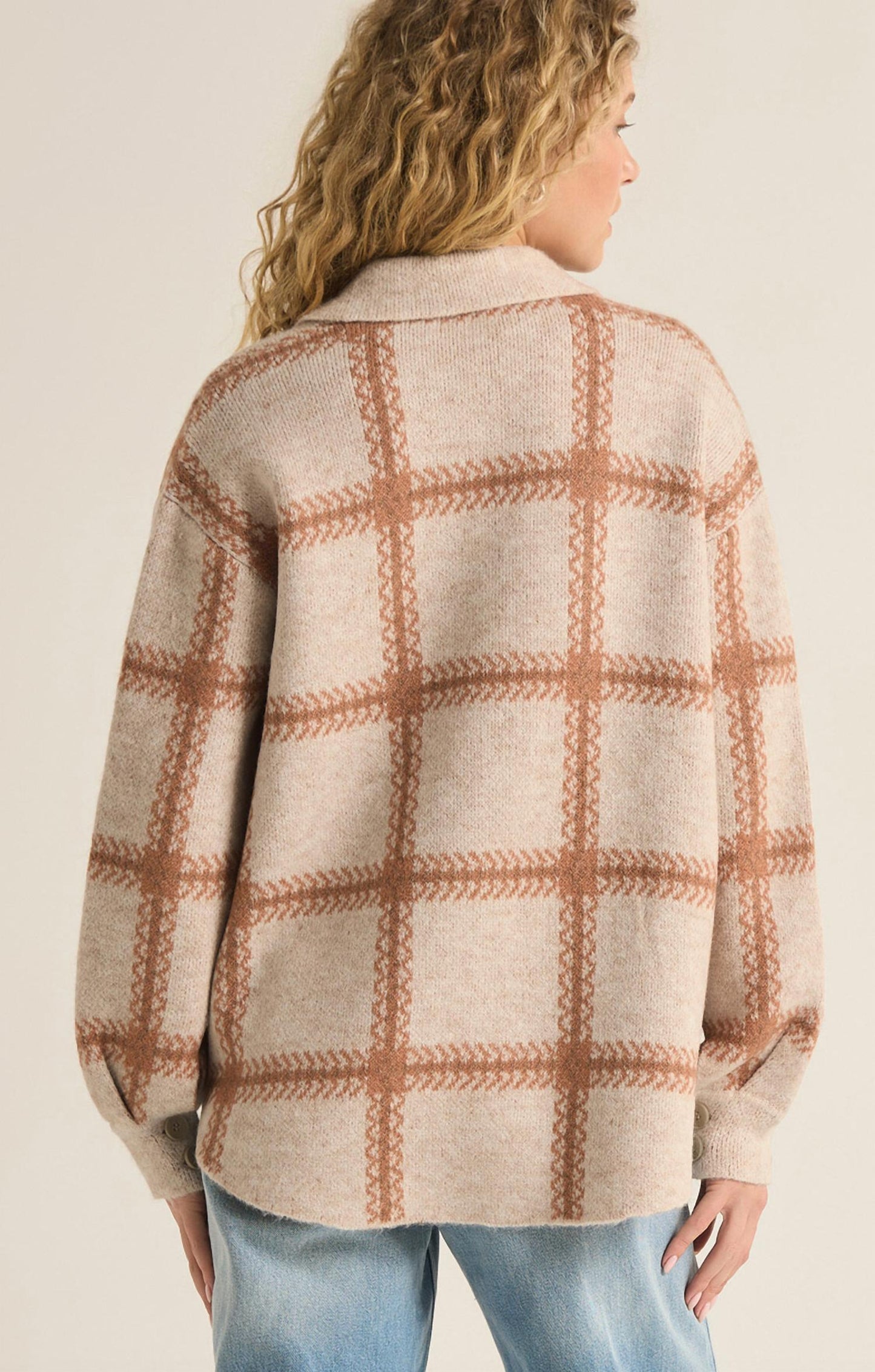 Z Supply - Tyler Plaid Sweater Jacket