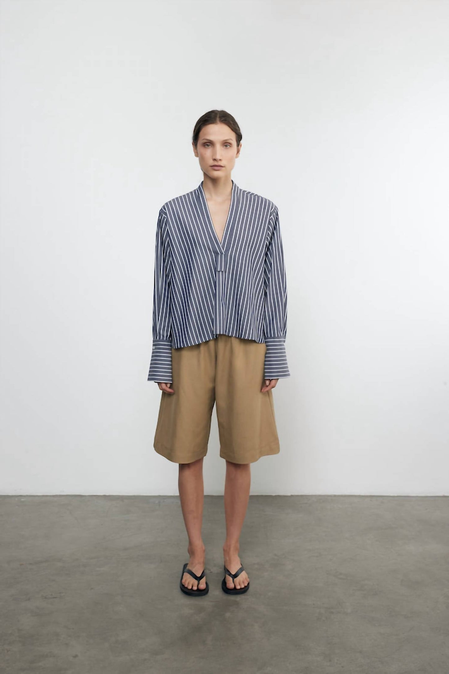 Enza Costa - Poplin Mariner Shirt