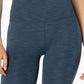 Beyond Yoga - Beyond Yoga Heather Rib HIGH WAIST Midi Yoga Leggings – Blue Horizon Heather
