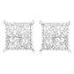 Sterling Silver 3/4 cttw Composite Diamond Stud Earrings (I-J, I2-I3)