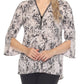 Joseph Ribkoff - Snakeskin Print Embellished Tunic Top